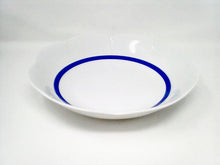 Load image into Gallery viewer, SKU# L211-NYM20447 - Fleur&#39;T Bleu Round Deep Platter - Shape Nymphea - Size: 11&quot;
