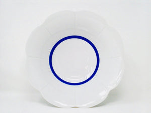 SKU# V275-NYM20447 - Fleur'T Bleu Salad Bowl - Shape Nymphea - Size: 10.5"