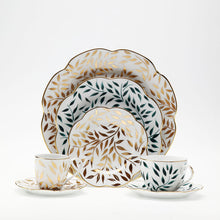 Load image into Gallery viewer, SKU# M220-NYM20583 - Olivier Gold Relish Dish - Shape Nymphea - Size: 9.5&quot;
