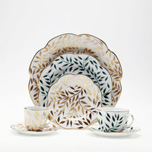 Load image into Gallery viewer, SKU# T100-NYM20583 - Olivier Gold Coffee Saucer - Shape Nymphea
