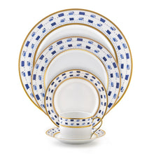 Load image into Gallery viewer, SKU# T200-REC20020 - La Bocca Bleu Tea Saucer - Shape Recamier
