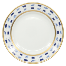 Load image into Gallery viewer, SKU# B160-REC20020 - La Bocca Bleu Bread &amp; Butter Plate - Shape Recamier - Size: 6.25&quot;
