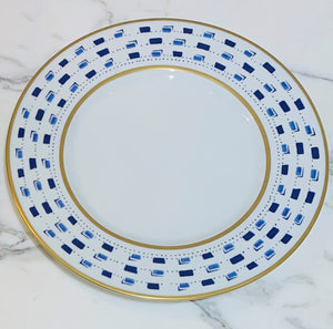 SKU# B320-REC20020 - La Bocca Bleu Presentation Plate - Shape Recamier - Size: 12.6"