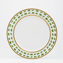 Load image into Gallery viewer, SKU# B220-REC20663 - La Bocca (Green) Dessert Plate - Shape Recamier - Size: 8.5&quot;

