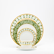 Load image into Gallery viewer, SKU# B265-REC20663 - La Bocca Green - Dinner Plate - Shape Recamier - Size: 10.5&quot;
