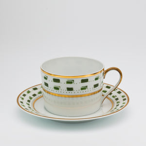 SKU# R300-REC20663 - La Bocca (Grün) Teetasse - Form Recamier - Größe: 6,75 oz