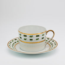 Load image into Gallery viewer, SKU# T200-REC20663 - La Bocca (Green) Tea Saucer - Shape Recamier
