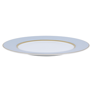 SKU# B300-REC20829 - Mak Grey Gold Presentation Plate - Shape Recamier - Size: 11.8" -