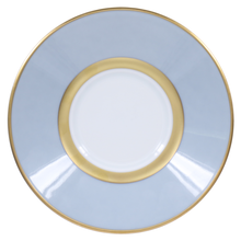 Lade das Bild in den Galerie-Viewer, SKU# T100-REC20829 - Mak Grau Gold Kaffeeuntertasse - Form Recamier
