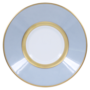 SKU# T100-REC20829 - Mak Grey Gold Coffee Saucer - Shape Recamier