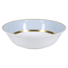 Lade das Bild in den Galerie-Viewer, SKU# A180-SEV20829 - Mak Grau Gold Tiefe Suppen-/Müslischüssel - Form Recamiere - Größe: 7&quot;
