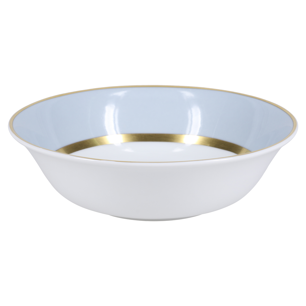 SKU# A180-SEV20829 - Mak Grau Gold Tiefe Suppen-/Müslischüssel - Form Recamiere - Größe: 7