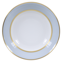 Lade das Bild in den Galerie-Viewer, SKU# A180-SEV20829 - Mak Grau Gold Tiefe Suppen-/Müslischüssel - Form Recamiere - Größe: 7&quot;

