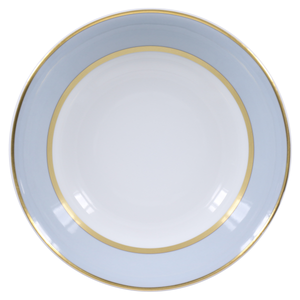 SKU# A180-SEV20829 - Mak Grey Gold Deep Soup/Cereal Bowl - Shape Recamier - Size: 7"