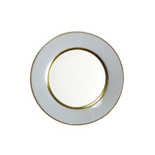 Load image into Gallery viewer, SKU# B220-REC20829 - Mak Grey Gold Dessert Plate - Shape Recamier - Size: 8.5&quot;
