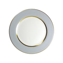 Load image into Gallery viewer, SKU# B275-REC20829 - Mak Grey Gold Dinner Plate - Shape Recamier - Size: 10.75&quot; -
