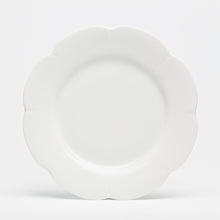 Load image into Gallery viewer, SKU# B280-NYM00001 - Nymphea White Dinner Plate - Shape Nymphea - Size: 10.75&quot; -
