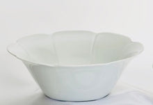 Load image into Gallery viewer, SKU# A220-NYM00001 - Nymphea White Shallow Salad/Pasta Plate - Shape Nymphea - Size: 8.5&quot;
