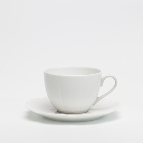 SKU# T200-NYM00001 - Nymphea White Tea Saucer - Shape Nymphea