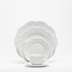 SKU# B265-OCE00001 - Ocean White Dinner Plate - Shape Ocean - Size: 10.5"