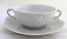 Cargar imagen en el visor de la galería, SKU# R500-OCE00001 - Taza para sopa de crema blanca Ocean - Forma Ocean - Tamaño: 10oz
