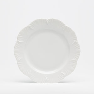 SKU# B220-OCE00001 - Ocean White Dessert Plate - Shape Ocean - Size: 8.5"