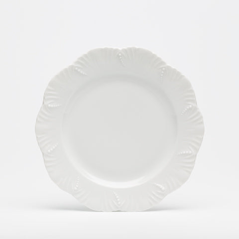 SKU# B220-OCE00001 - Ocean White Dessert Plate - Shape Ocean - Size: 8.5