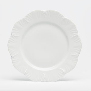 SKU# B265-OCE00001 - Ocean White Dinner Plate - Shape Ocean - Size: 10.5"