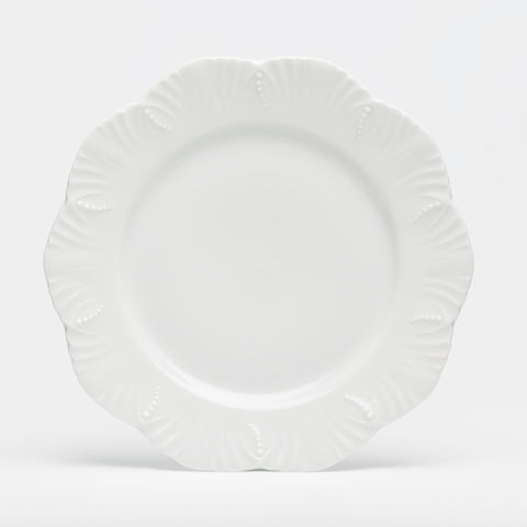 SKU# B265-OCE00001 - Ocean White Dinner Plate - Shape Ocean - Size: 10.5
