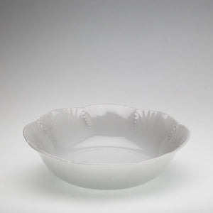 SKU# A180-OCE00001 - Ocean White Deep Soup/Cereal Bowl - Shape Ocean - Size: 7"