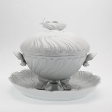 Load image into Gallery viewer, SKU# P998-OCE00001 - Ocean White Footed Fish Soup Tureen - Shape Ocean
