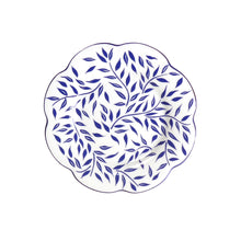 Load image into Gallery viewer, SKU# B160-NYM20826 - Olivier Blue Bread &amp; Butter Plate - Shape Nymphea - Size: 6.25&quot;
