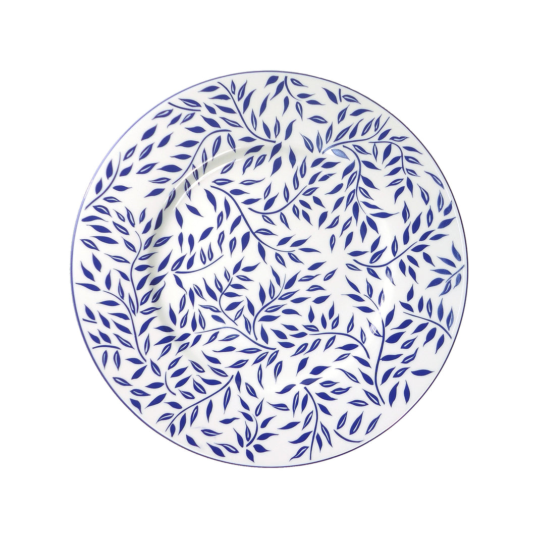 SKU# B320-REC20826 - Olivier Blue Presentation Plate - Shape Recamier - Size: 12.6