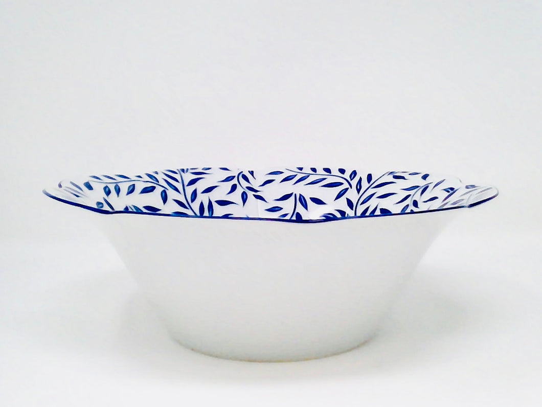 SKU# V275-NYM20826 - Olivier Blue Salad Bowl - Shape Nymphea - Size: 10.5