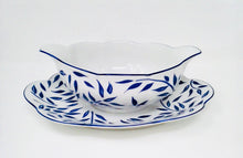 Load image into Gallery viewer, SKU# N997-NYM20826 - Olivier Blue Sauce Boat - Shape Nymphea - Size: 13.5oz
