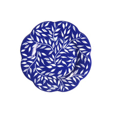 Load image into Gallery viewer, SKU# B220-NYM20827 - Olivier Blue All Over Dessert Plate - Shape Nymphea - Size: 8.5&quot;
