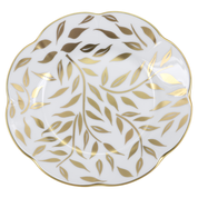 Load image into Gallery viewer, SKU# B160-NYM20583 - Olivier Gold Bread &amp; Butter Plate - Shape Nymphea - Size: 6.25&quot;
