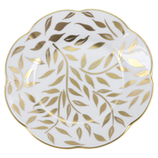 SKU# B160-NYM20583 - Olivier Gold Bread & Butter Plate - Shape Nymphea - Size: 6.25"