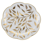 Load image into Gallery viewer, SKU# T100-NYM20583 - Olivier Gold Coffee Saucer - Shape Nymphea
