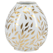 Load image into Gallery viewer, SKU# XV18-DIV20583 - Olivier Gold Tall Nymphea Vase - Small - Shape Vase - Size: 3.5&quot;
