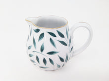 Load image into Gallery viewer, SKU# J030-NYM12010 - Olivier Green Creamer - Shape Nymphea - Size: 10oz
