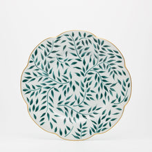 Load image into Gallery viewer, SKU# B220-NYM12010 - Olivier Green Dessert Plate - Shape Nymphea - Size: 8.5&quot;
