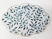 Load image into Gallery viewer, SKU# M220-NYM12010 - Olivier Green Relish Dish - Shape Nymphea - Size: 9.5&quot;
