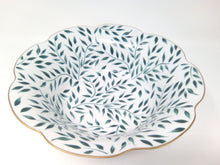 Load image into Gallery viewer, SKU# A220-NYM12010 - Olivier Green Shallow Salad/Pasta Plate - Shape Nymphea - Size: 8.5&quot;
