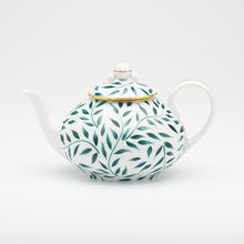 Load image into Gallery viewer, SKU# S120-NYM12010 - Olivier Green Teapot - Shape Nymphea - Size: 30oz
