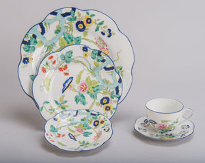 SKU# B160-NYM20805 - Paradis Bleu Bread & Butter - Shape Nymphea - Size: 6.25" *