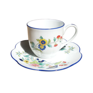 SKU# T100-NYM20805 - Platillo de café Paradis Bleu - Forma Nymphea