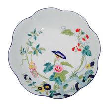 Load image into Gallery viewer, SKU# L211-NYM20805 - Paradis Bleu Deep Round Platter - Shape Nymphea - Size: 11&quot; *
