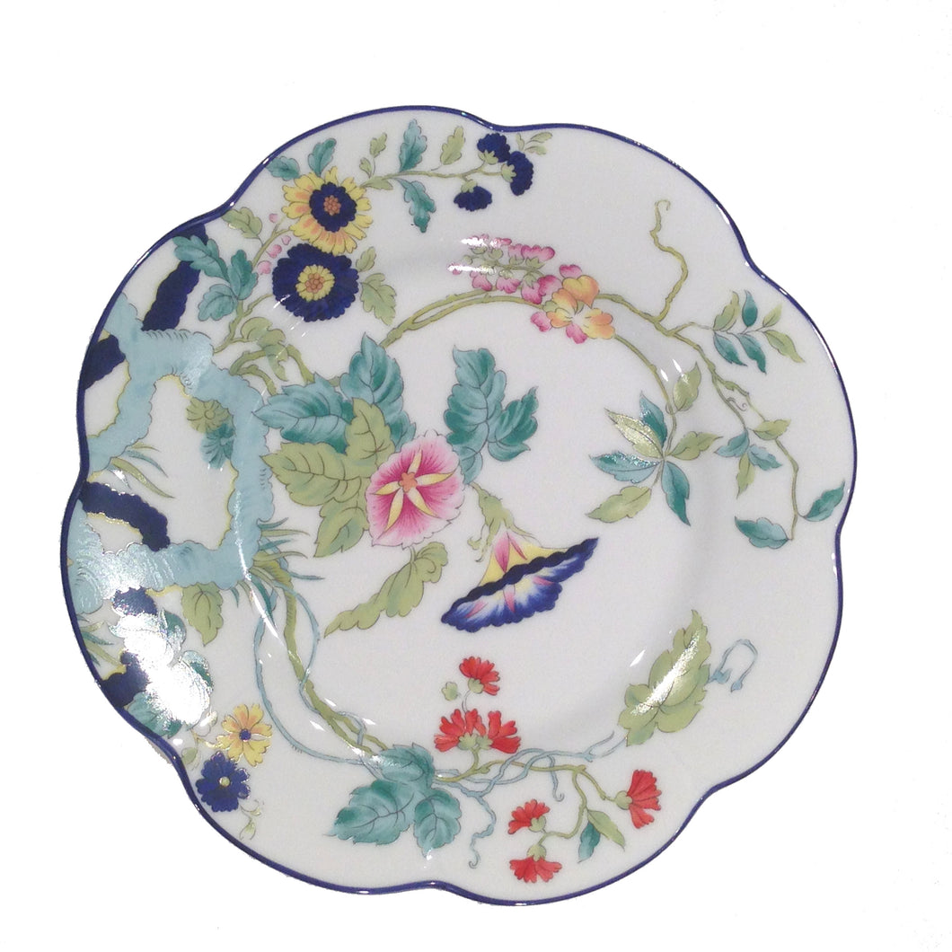 SKU# B280-NYM20805 - Paradis Bleu Dinner Plate - Shape Nymphea - Size: 10.75