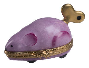 SKU# R120 - Ratón de cuerda rosa